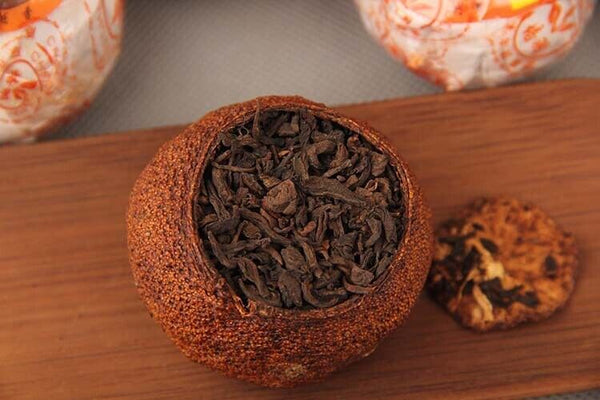 Xinhui Aged Chenpi Ripe Puer Tea Orange Skin Puerh Pu'er Loose Tea PEI YU 312