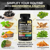Sea Moss Bundle Black Seed Multivitamin & Shilajit Power Combo USA