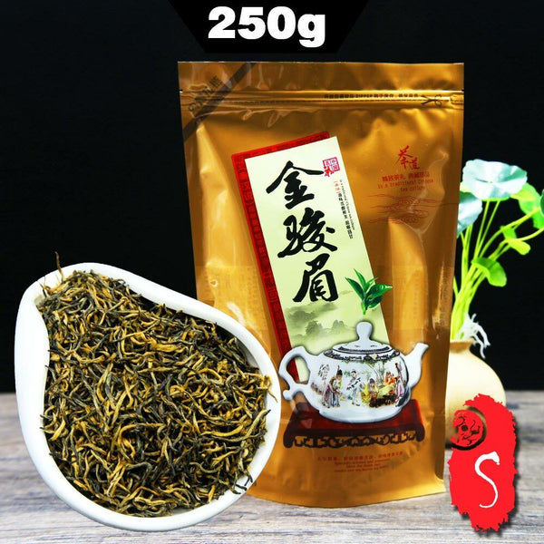 TeaChinese Tea JinJunMei Teas Golden Eyebrow Wuyi Black Tea Red Teas 250g