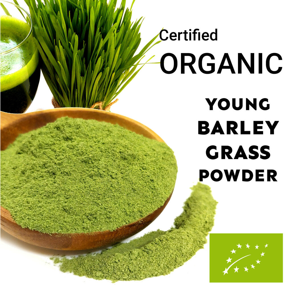 Super Green ORGANIC Young Barley Grass Powder Superfood Chlorophyll Juice Detox Secondary image