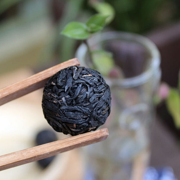 Jing Mai Mountain Zi Juan Handmade Long Zhu Purple Puer Pu-erh Tea Tuo 250g Raw
