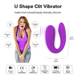 Anal Clit Dual Vibrator G Spot Dildo Rabbit Adult Sex Toy Massager Women Couples