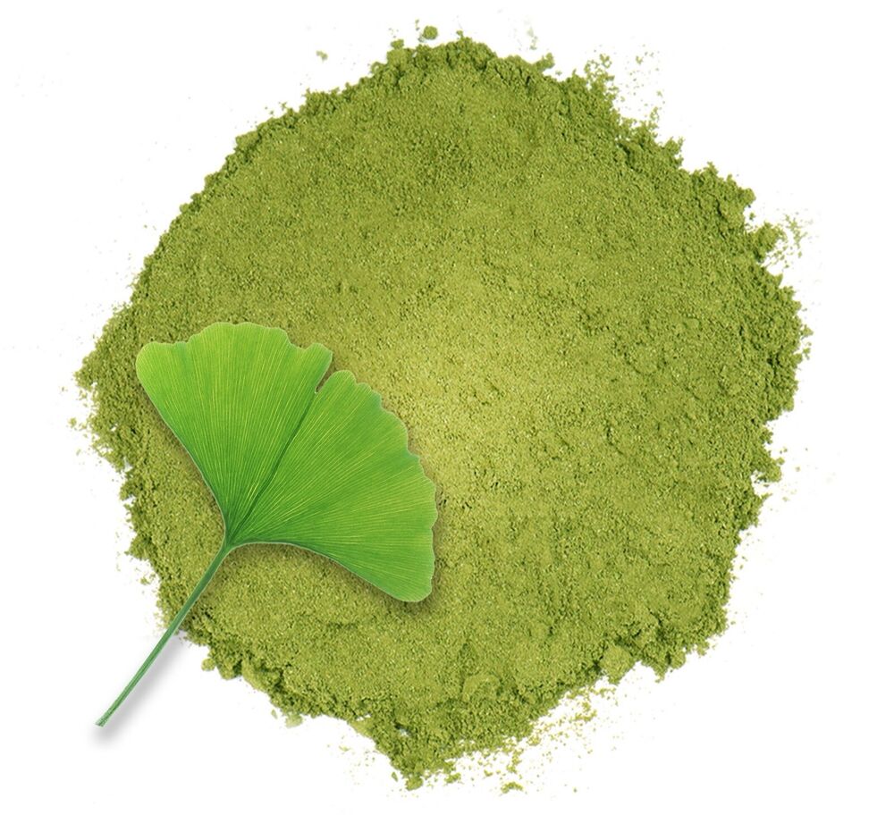 Ginkgo Leaf Powder Organic Ginkgo biloba 100% Pure Nootropic Tinnitus Memory 1oz Secondary image