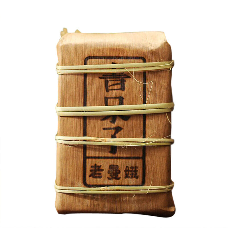 Lao Man E Pu-erh Tea Brick Ancient Tree Yellow Slice Ripe Puer Pu'er Tea 500g