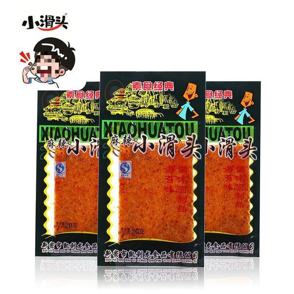 20g*20 Packs Spicy Bean Skin Chinese Snack Food Old Style Big Spicy Slices