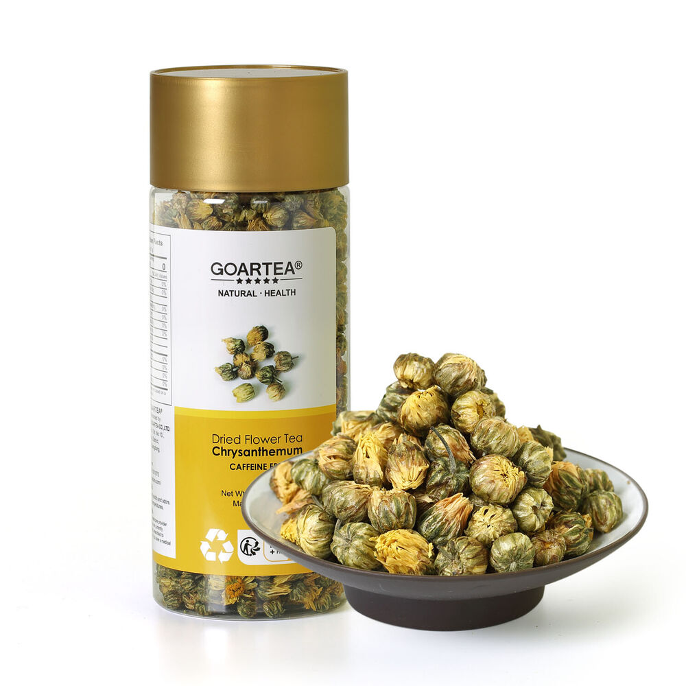 GOARTEA 100g Premium Fetal Chrysanthemum Tee Flower Tea Bud Dried Herbal Bottled Main image