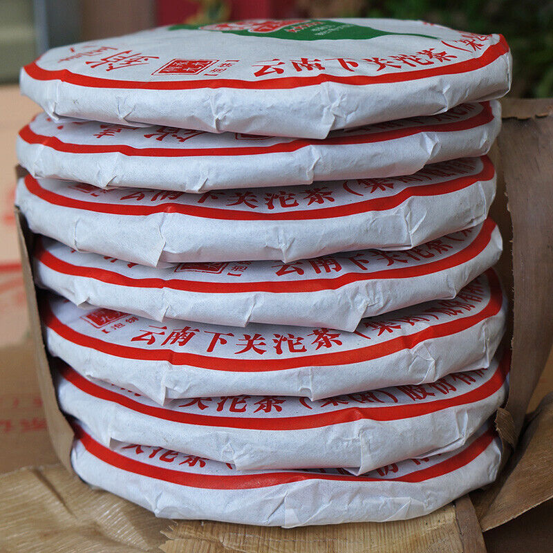 Jiujiu Xiaotai Xiaguan Tuocha Taiwan No.6 Pu'er Qizi Cake Puer Tea Raw 357g