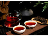 "Red Dragon" Menghai Golden Buds Ban Zhang Ripe Puer Tea Shu Pu-erh 357g