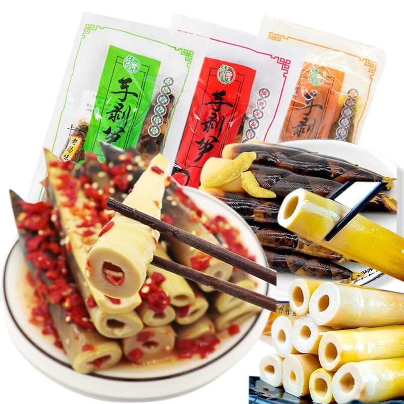 手剥笋Hand Peeled Bamboo Shoots (230g/Bag) Pickled Bamboo Shoots, Pickled Veget 1PC Main image