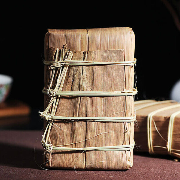 Pu Zi Wei Mengku Ba Nuo Old Leaves Old Tree Huang Pian Pu Er Raw Tea Brick 500g