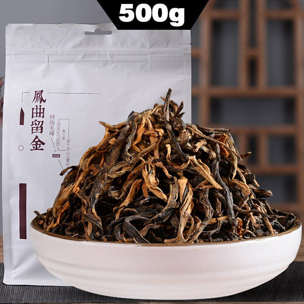 TeaChinese Tea Black Tea FengHetang Dian Hong Yunnan Dianhong Maofeng Tea 500g