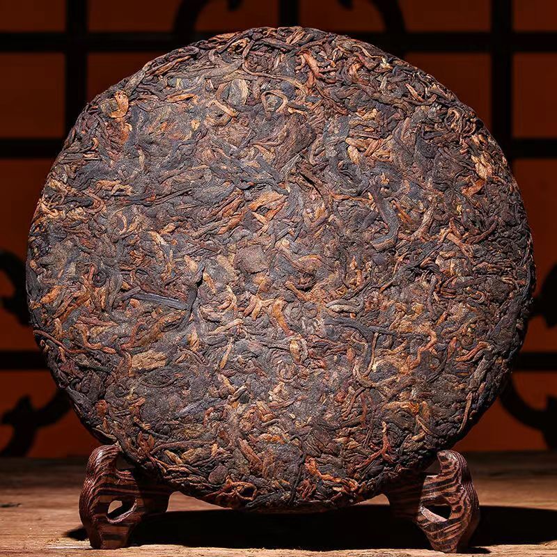 357g Iceland Ripe Puerh Tea Cake Yunnan Bingdao Old Pu-erh Cooked Tea Pu'er Tea Secondary image