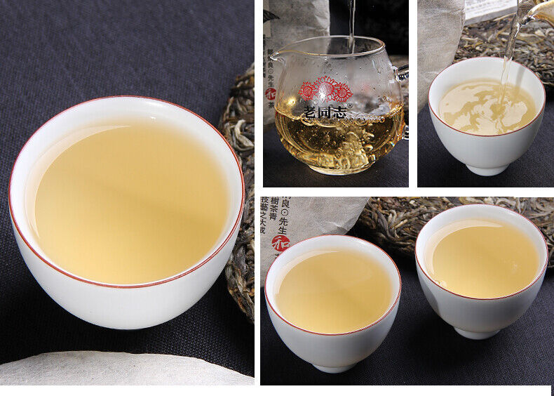 Yunnan Pu'er Tea Liangpin Series Haiwan Old Comrade Liangyuan Raw Cake 400g