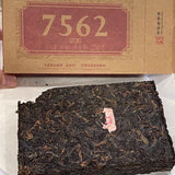 TAETEA 7562 * Menghai Dayi Puerh Tea Brick Pu'er Ripe Puer Tea 250g 2201