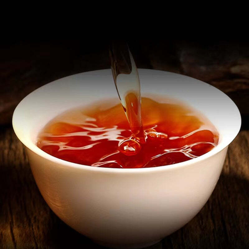 357g Yunnan Cooked Pu-erh Tea Laomane Puerh Ripe Tea Cake Organic Pu'er Cake Tea