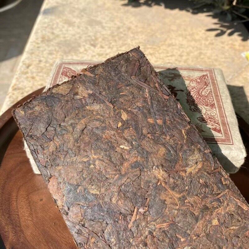 200g Ripe Puerh Tea Brick Golden Banzhang Pu-erh Cooked Tea Organic Pu'er Tea