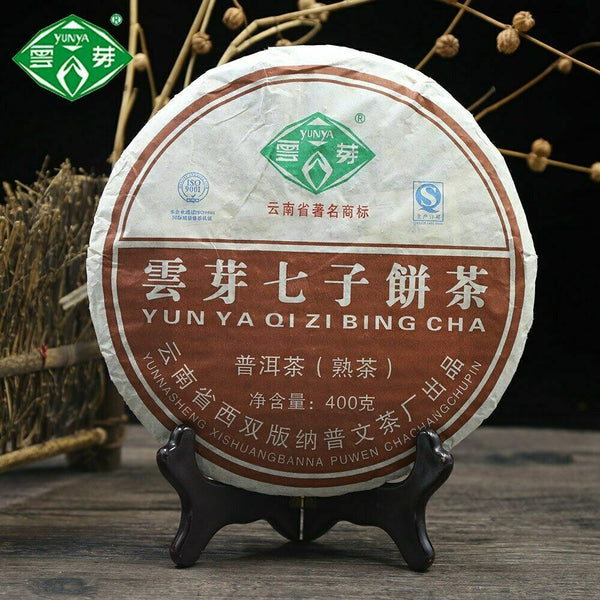 400g Pu Wen YunYa Qizi Pu'er Ripe Tea, Yunnan Puer Tea
