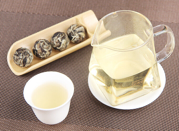 Yunnan Moonlight White Ball Nectar Fragrance Raw Puer Tea Yue Guan Bai Long Zhu