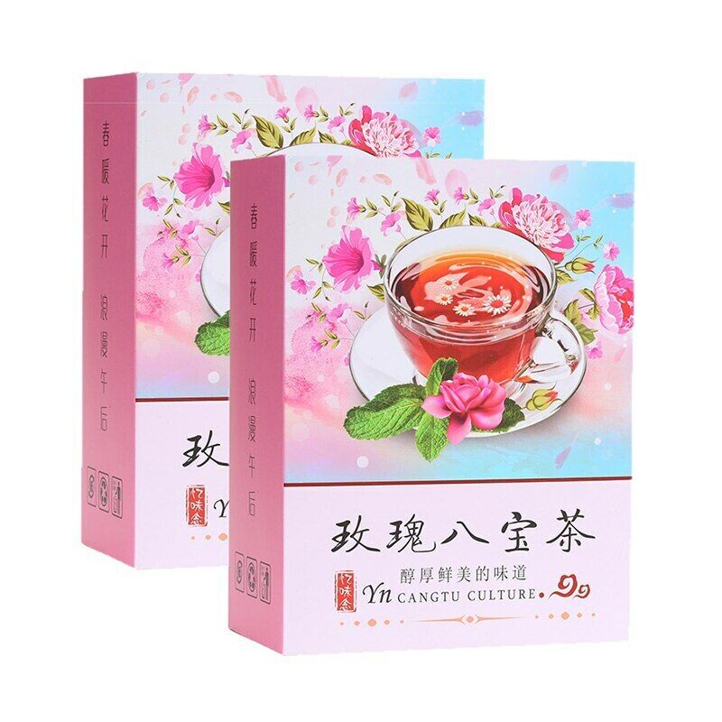 Natural Babao Tea Includes Longan Goji Rose Jujube Herbal Beauty Tea Skin 180g