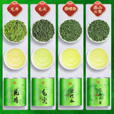 四大绿茶 龙井毛尖茶明前碧螺春高山云雾组合茶叶 500g Four Great Green Teas