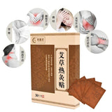 30pcs Healthy Warm Moxibustion Plaster Wormwood Herbal Medicine Paste Health