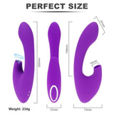 Clit G-spot Vibrator Oral Sucking Thrusting Dildo Bullet Sex Toys for Women Gift