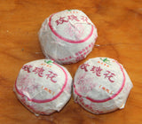 Hongyuan Tea Pu'er Tea Mini Tuo Tea Rose Tuo Ripe Puer 200g In Bamboo Packed
