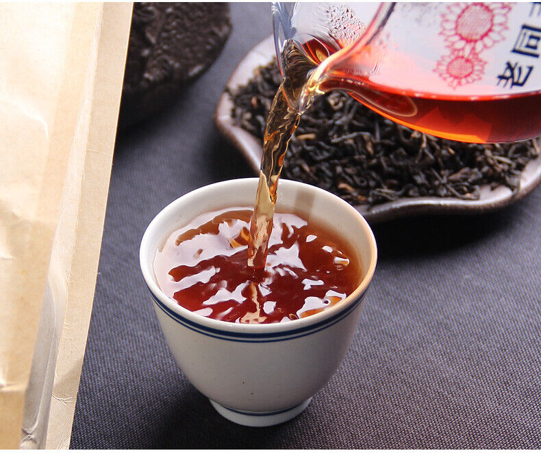 YUNNAN LAOTONGZHI PU'ER TEA Loose Puer Tea Ripe Haiwan Tea 500g/1.1lb