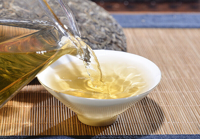 Yr YunNan Pu-erh Mengku YUE CHEN YUE XIANG Raw Tea Qizi Bing Puerh 357g
