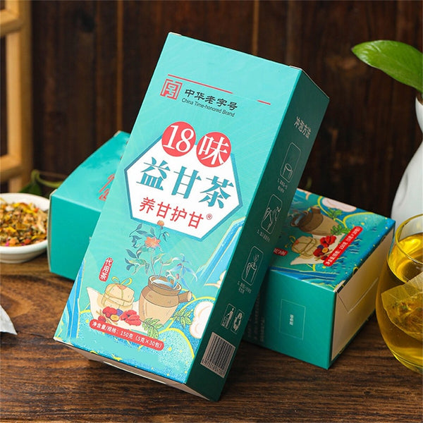 30-90 Bag Herbal Stone Clearing Tea Herbal for Health  18 Flavors Liver Care Tea