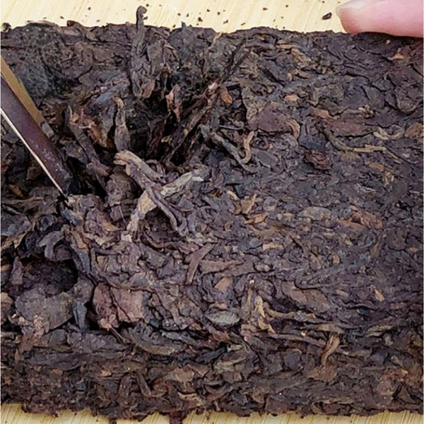 250g Yunnan Pu-erh Tea Brick Laochatou Menghai Ripe Puerh Tea Old Tree Pu'er Tea