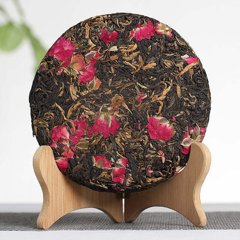 200g Dainhong Black Tea Cake Zuihongyan Rose Black Tea Big Tree Flower Red Tea Secondary image