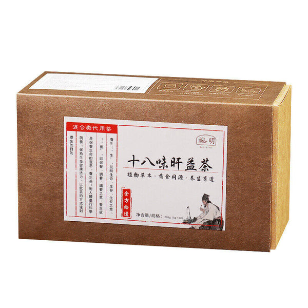 200g Organic Herbal Liver Tea Detox Tea Eighteen Herbs Liver Health Benefits