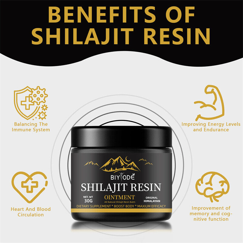 Himalayan Pure 100% Shilajit - Extrem Potente Organisches Weichharz, Fulvosäure