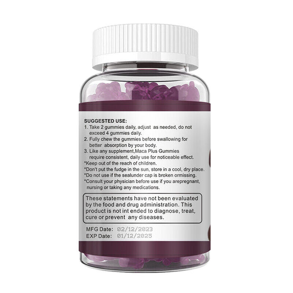 100% Natural Maca Root Plus Butt Firming BBL-Gummies for Butt Hips Enlargement
