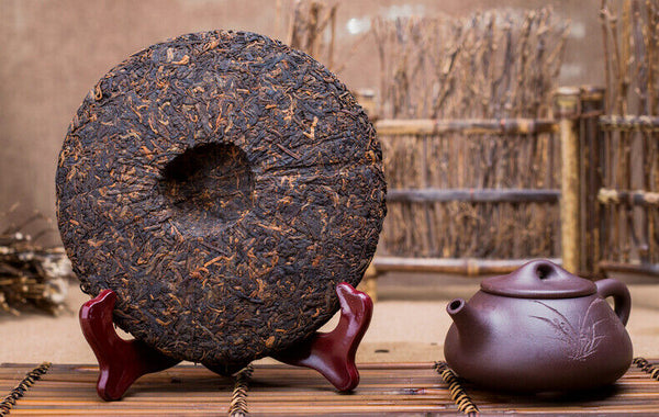 MENGKU Brand Mu Ye Chun Three Years Chen Pu-erh Tea Cake 400g Ripe Puer Tea