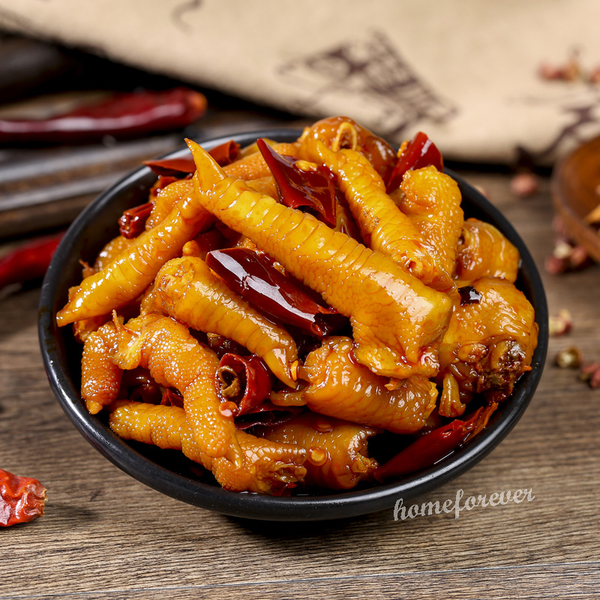 Youyou Spicy Chicken Feet Vacuum-packed 2+2+2 Bags 有友泡椒凤爪 共6袋/2袋山椒味+2袋椒香味+2袋酸菜味