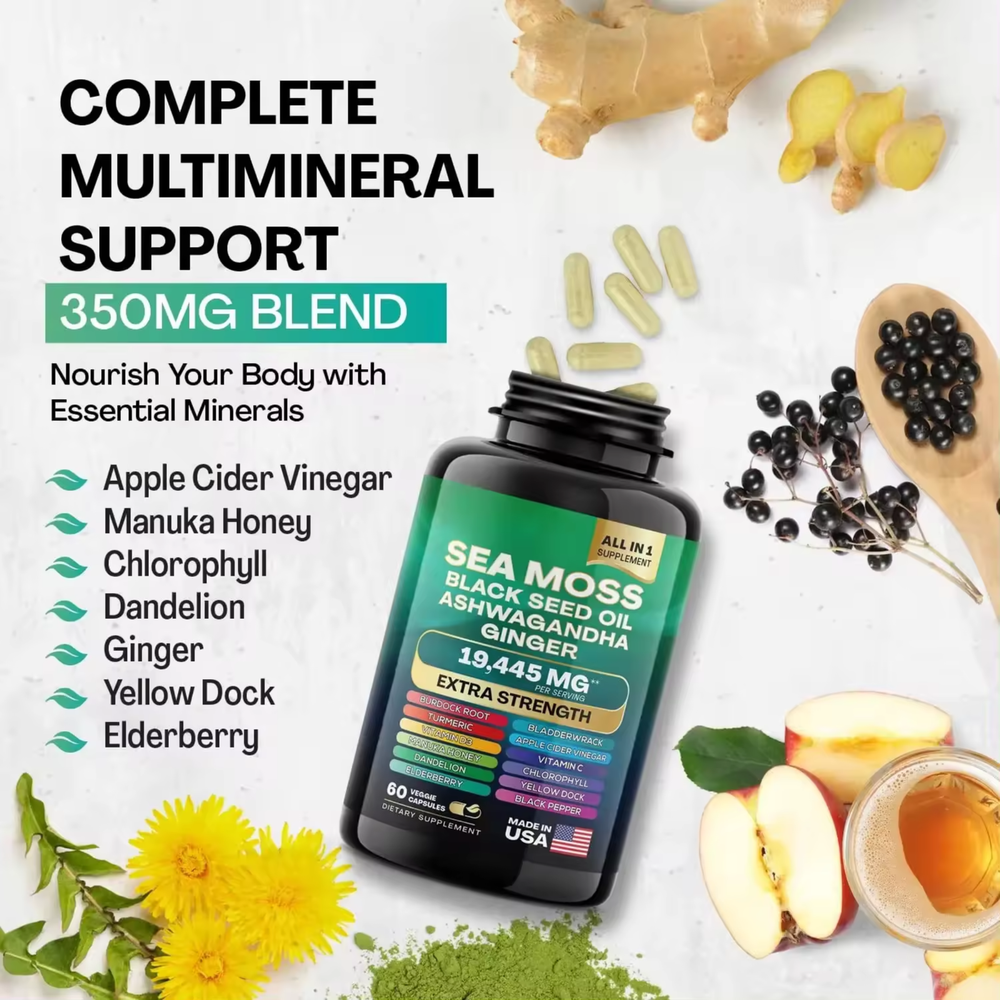 Dynamic Vitality Bundle - Sea Moss Multivitamin & Shilajit Power Combo Main image