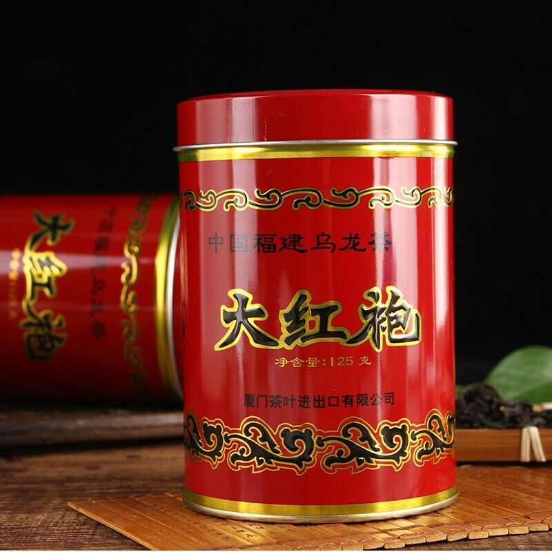 Sea Dyke Brand AT103 Fujian Wuyi Da Hong Pao Big Red Robe Oolng Tea 125g Tin Main image