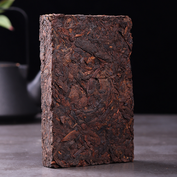 500g Puerh Cooked Tea Brick Huazhuliangzi Pu-erh Ripe Tea Yunnan Pu'er Black Tea