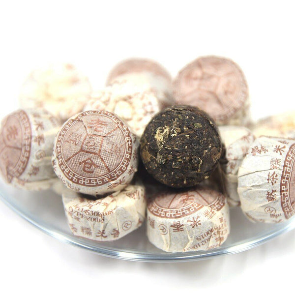 Laocang yr Mini Puer Tuocha Glutinous Aroma Rice Ripe Puerh Tuo Cha