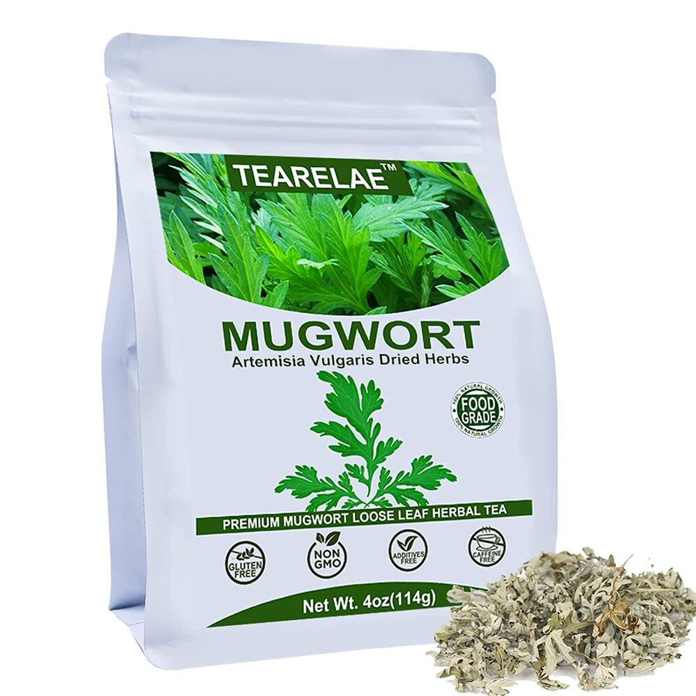 TEARELAE Mugwort Herb Dried Leaves Mugwort Tea - Non-GMO Herbs 114g Main image