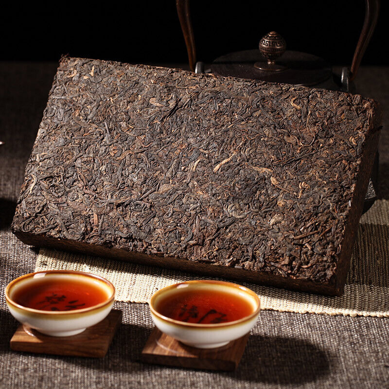 250g Yunnan Cooked Pu-erh Tea Old Puerh Ripe Tea Brick Menghai Pu'er Tea Secondary image