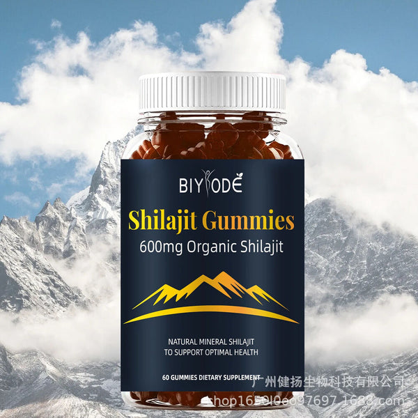 Pure Himalayan Shilajit, 60 gummies, natural fulvic acid