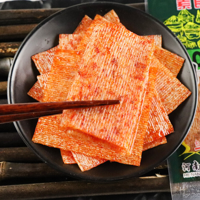 18g*10bags Xiaohuatou Spicy strips Old style Spicy Slices Spicy Gluten Snacks