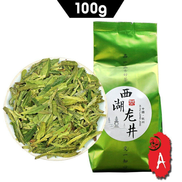 Dragon Well Green Chinese Tea Spring Fresh Portable Packaging 100g/bag