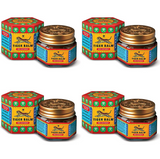 Tiger Balm (Red) Super Strength Pain Relief Ointment (pack of 4 Jars )