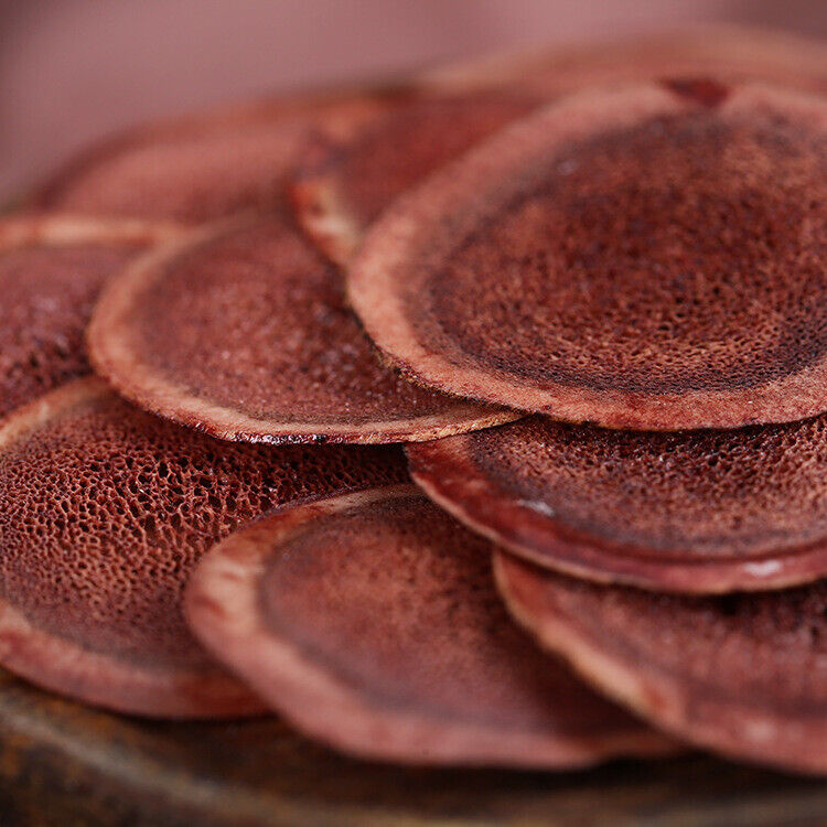 Natural Red deer velvet antler slices / Lu Rong Slices Herb Good for health 鹿茸片
