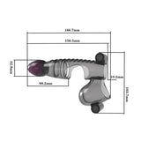 Realistic Sheath Big Girth Enhancer for Men Penis Extender Male Extension Sleeve