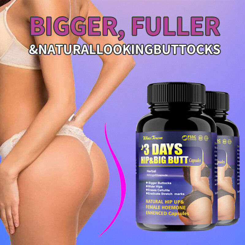 3 Days HIP & BIG BUTT  Enlargement Hip Firming Capsules X 1/2/3 Bottles Secondary image